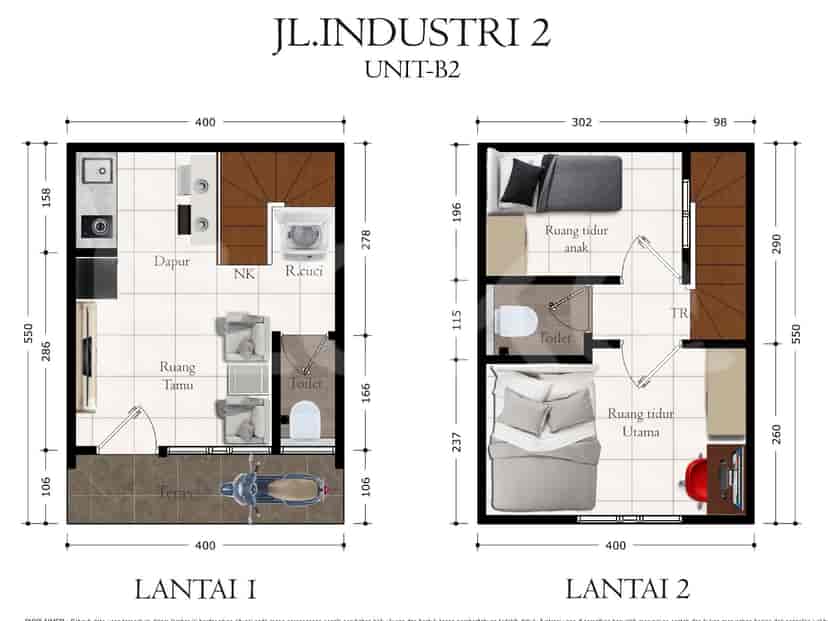 RHASd9d, 2-Bed Townhouse for Sale | Gunung Sahari 4