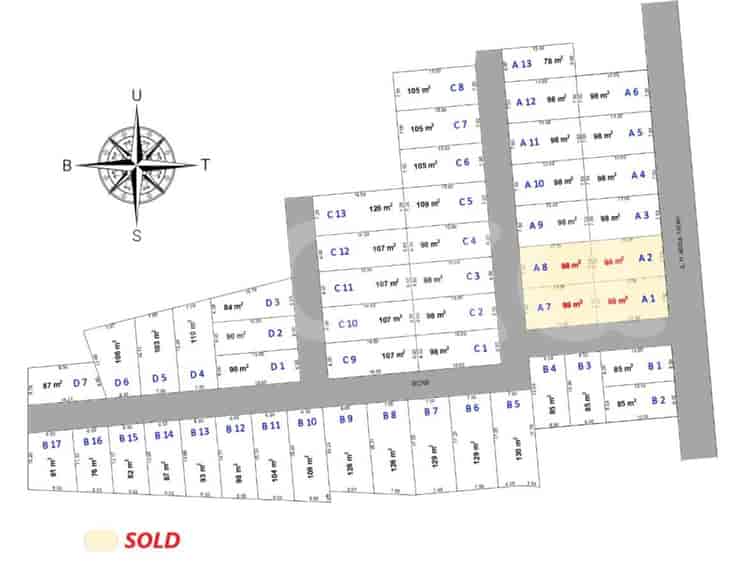 Dijual Tanah Luas 87 m2 di Jl H. Abdul Fatah, Kp Jl Panggulan, Depok - TNSff4 3
