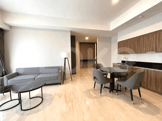 Tipe 2 Kamar Tidur di Lantai Menengah untuk disewakan di 57 Promenade - fth1df 2