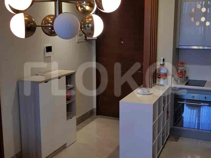 Kitchen with modern appliances and a stylish design.
