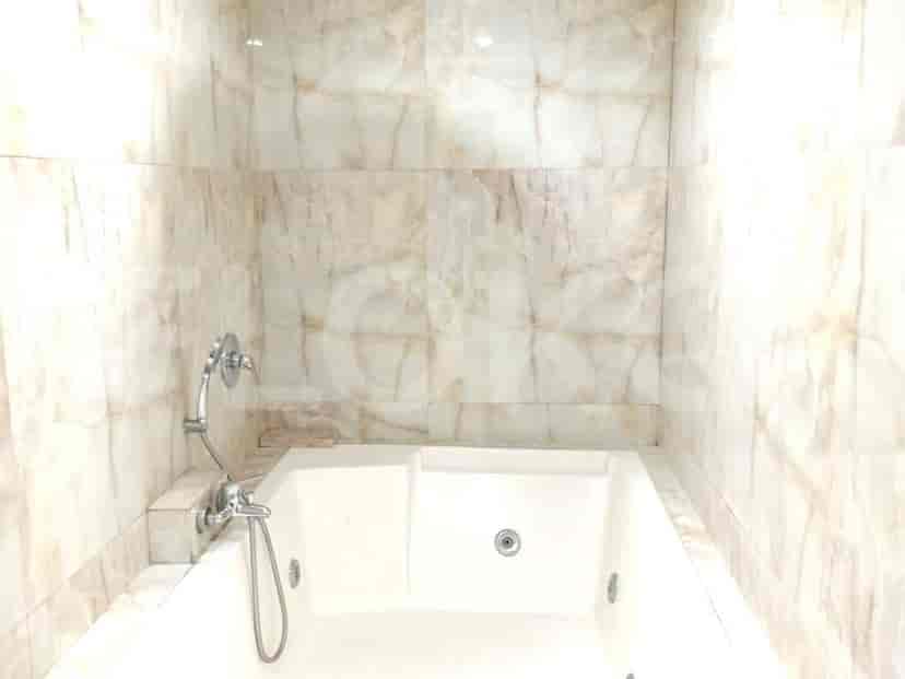 Bathroom with a sink and a toilet.