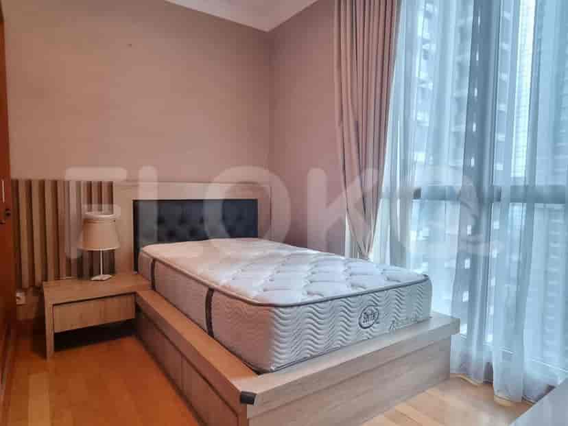 Another view of the bedroom with the bed.
