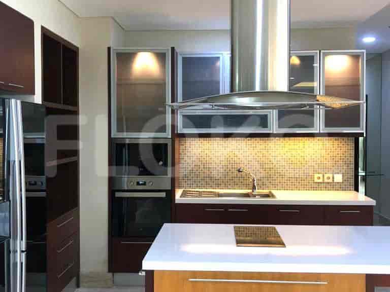 Kitchen with stainless steel appliances.