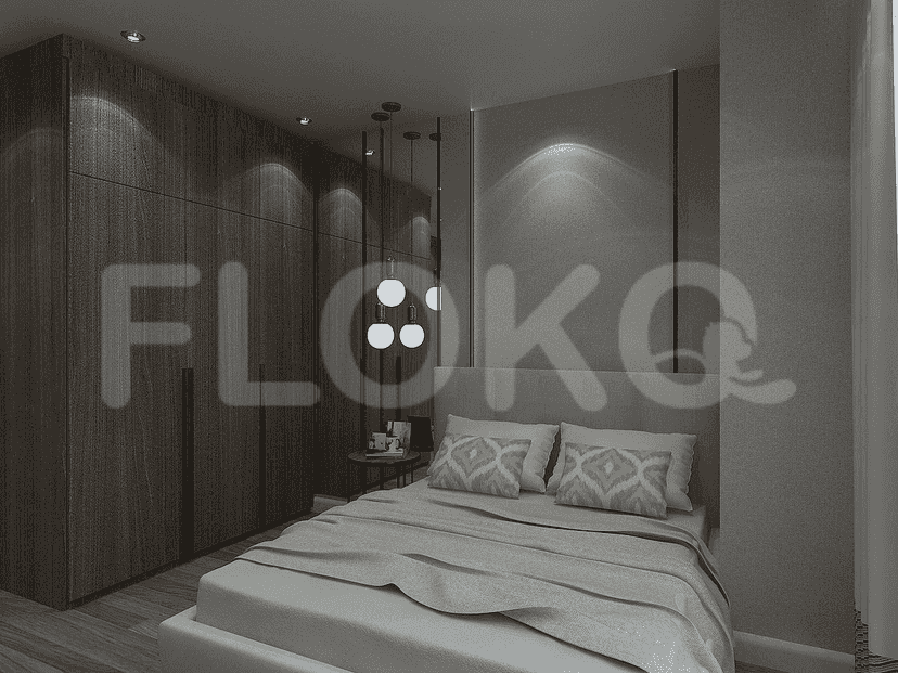 A bedroom featuring a bed, built-in closet, and a cozy atmosphere.