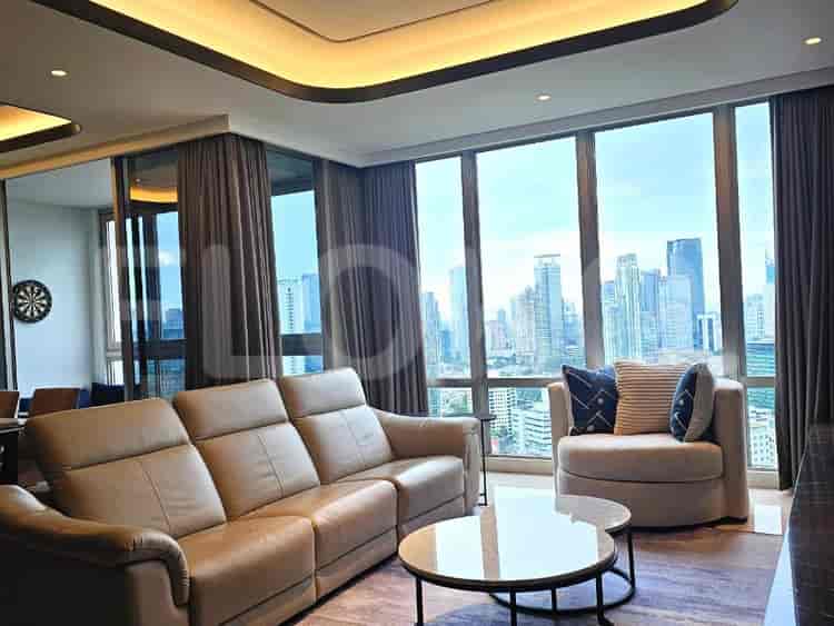 Tipe 3 Kamar Tidur di Lantai Tinggi untuk disewakan di The Elements Kuningan Apartemen - fkucb0 1