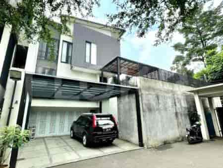The exterior of the house with a garden.
