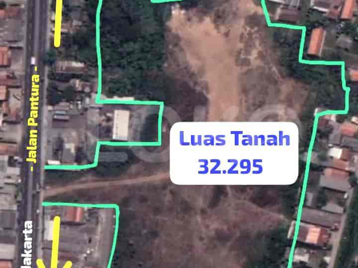Dijual Tanah Luas 32295 m2 di Pinggir Jalan Pantura Cikarang, Kedungwaringin, Cikarang 3