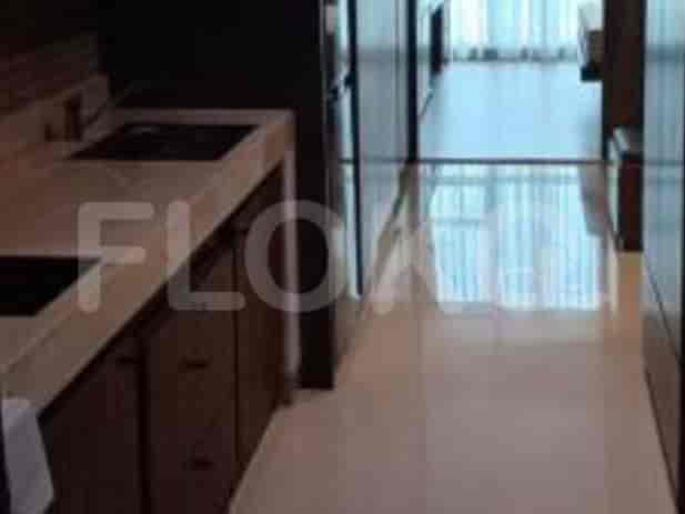 Modern kitchen with countertops and cabinetry.