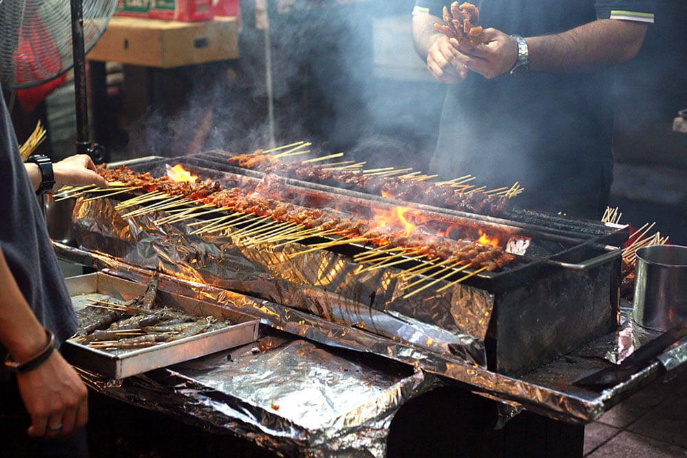 jalan sabang street food center jakarta