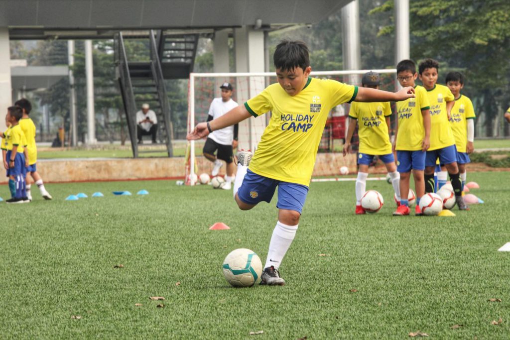 Brazilian Soccer School Holiday Camp kids