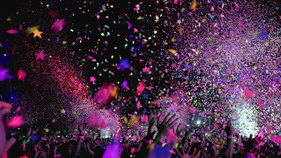 concerts confetti