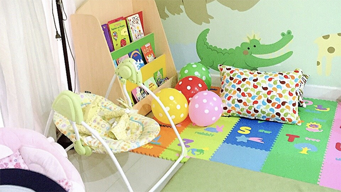 reading area of Happy Tree House Daycare