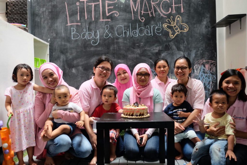 the worker of Little March Daycare