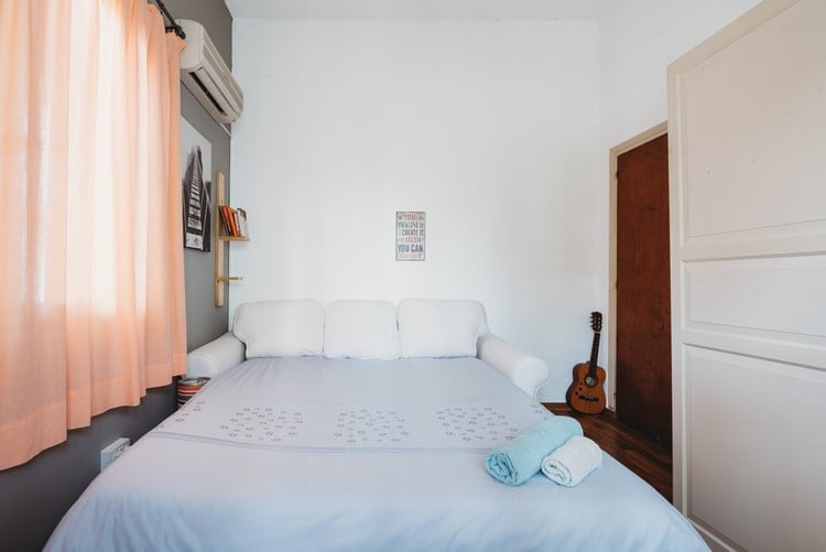 bedroom with king-sized bed