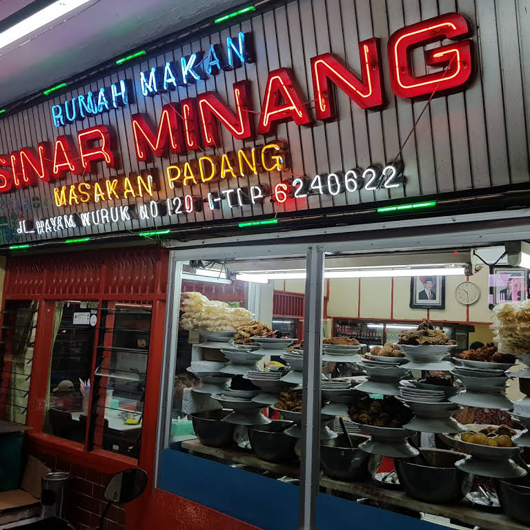 Sinar Minang Padang restaurant front view