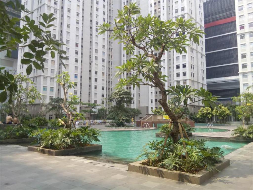 Baywalk Apartemen Green Bay Pluit swimming pool view