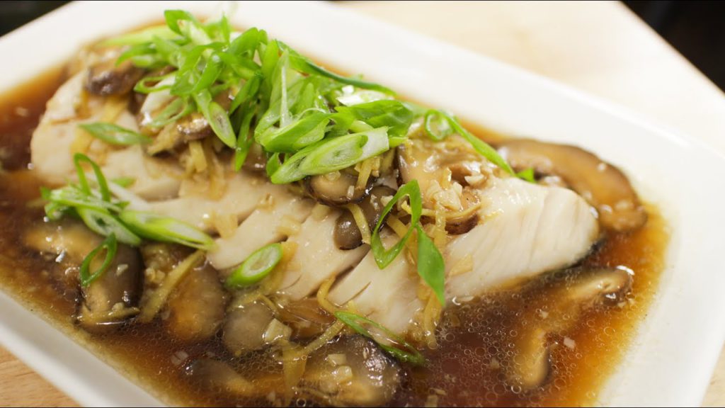 Soy and Ginger Steamed Fish