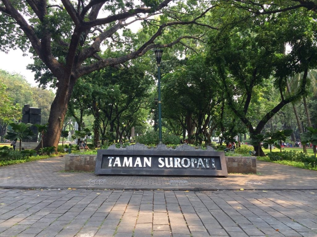 Taman Suropati view