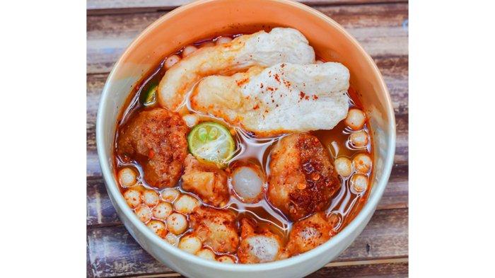 bakso aci kerupuk aci khas garut