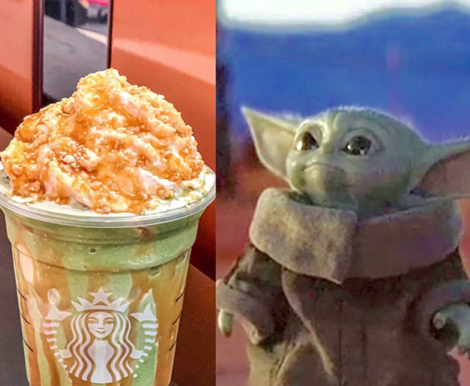 Baby Yoda Frappuccino