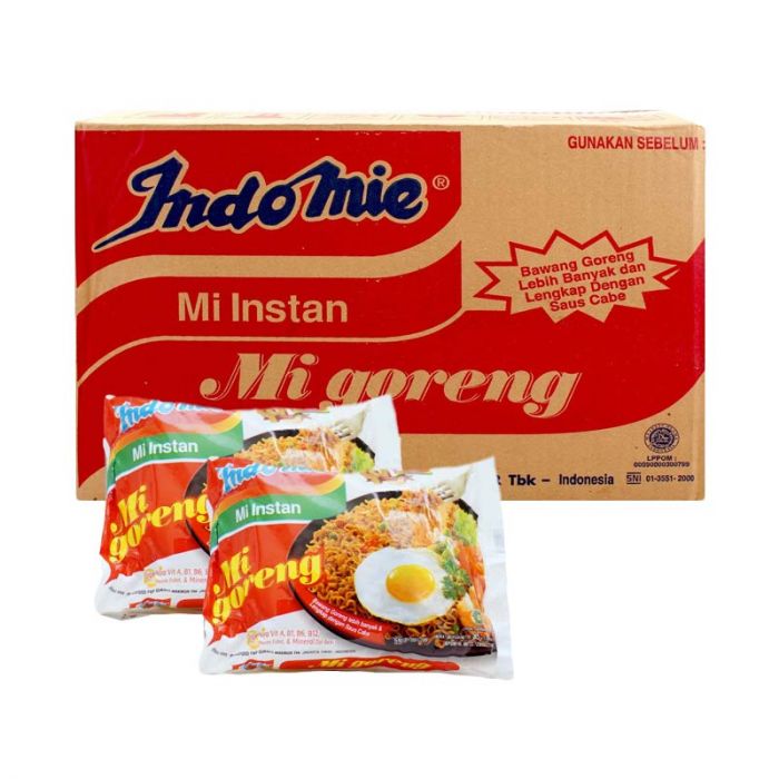 indomie: dried noodle