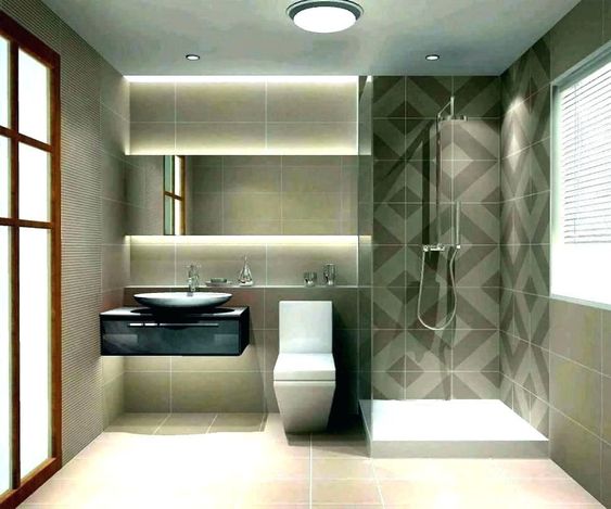 having a luxurious bathroom with a cubic design