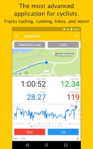 Cyclemeter bike app
