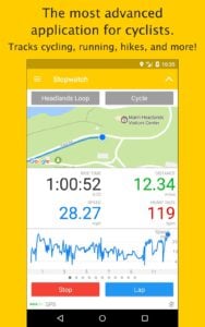 aplikasi sepeda Cyclemeter