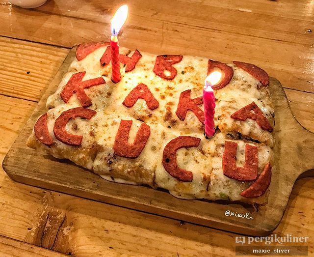savory martabak as a unique birthday cake