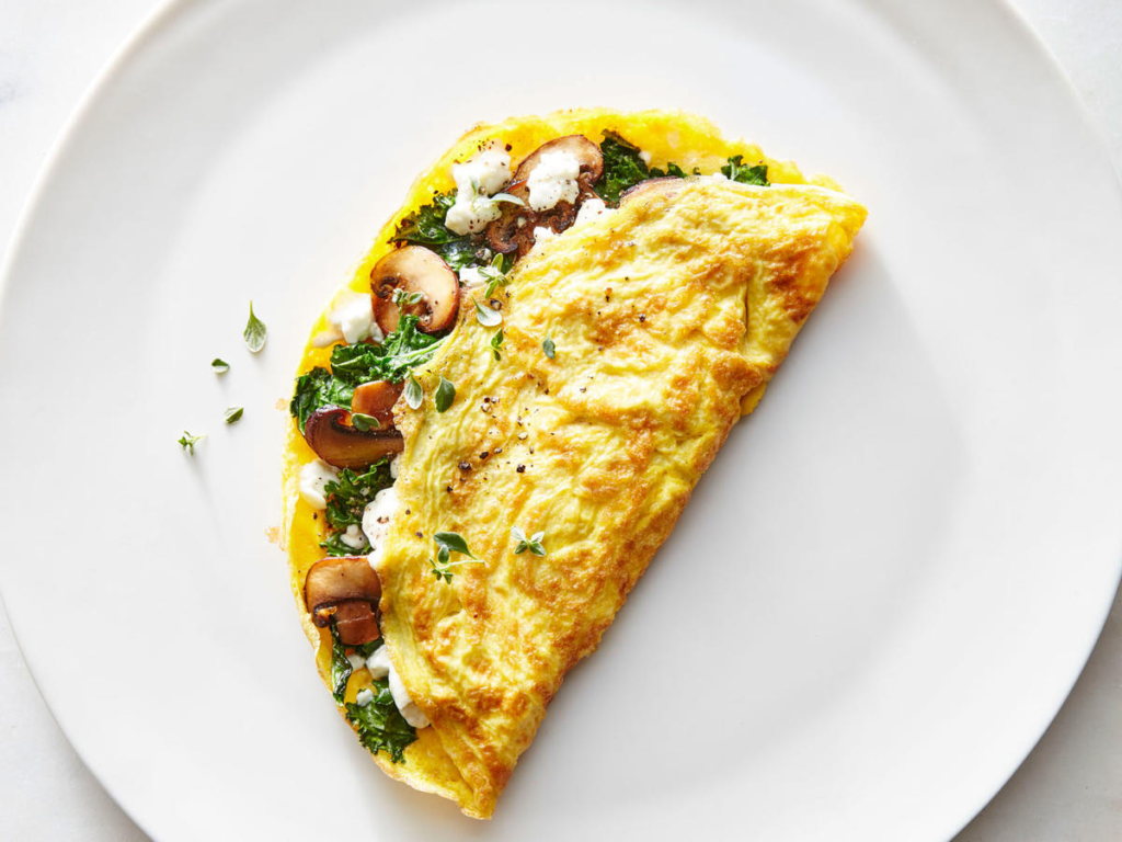 Omelette is an easy lunchbox idea