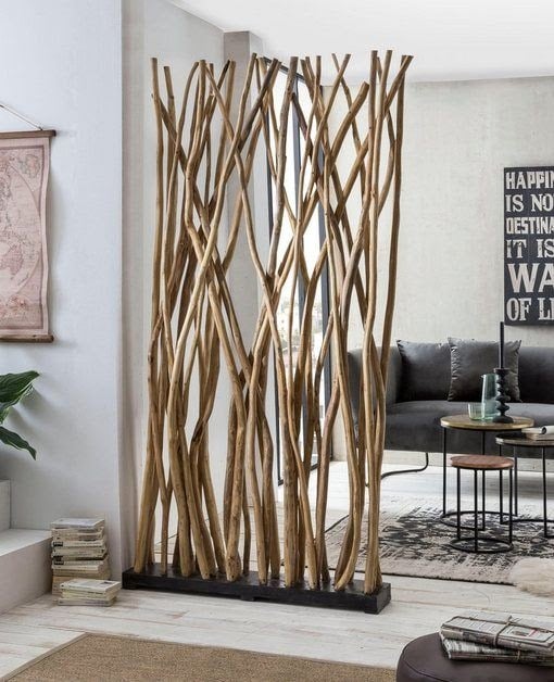 tree branches as room dividers