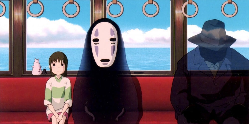 Chihiro dan No Face dalam Spirited Away