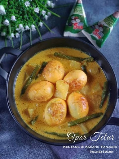 Opor-style Potato and Egg Stew