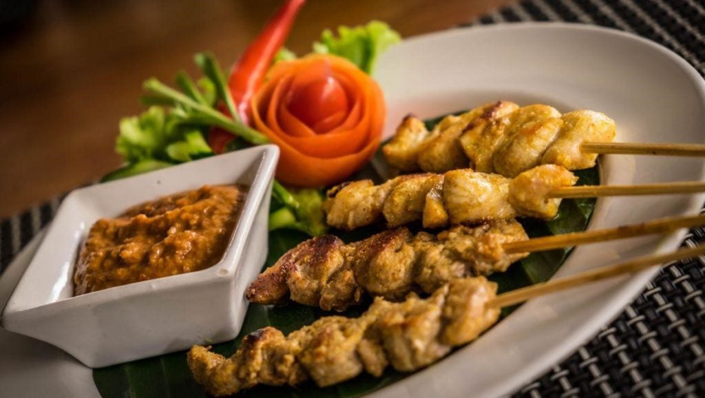 Sate Thailand dalam Sereh - Menu makanan thailand di Bali