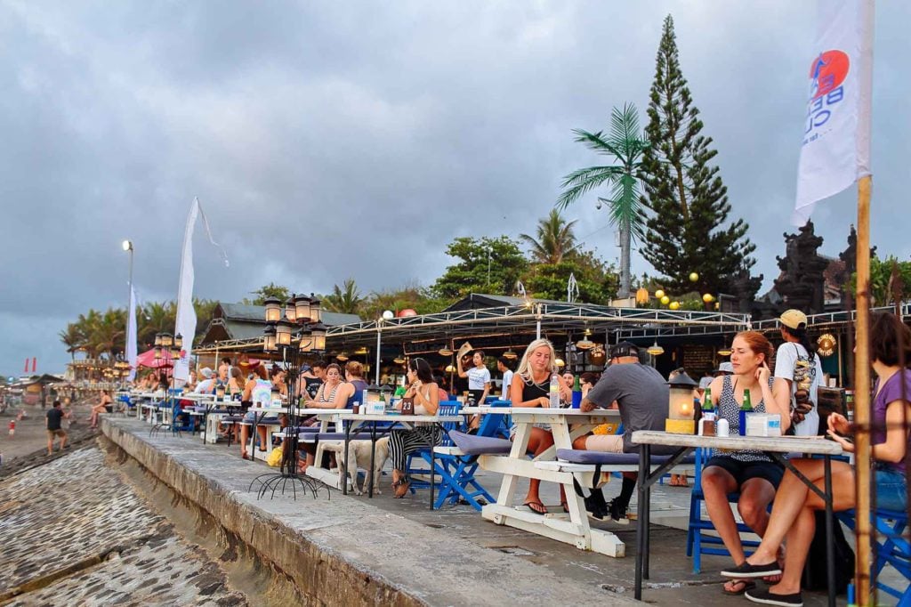 Echo Beach Bar and Grill in Canggu Bali