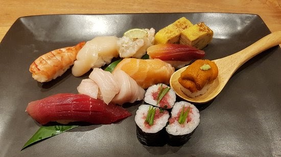 food at japanese restaurant shiro sushi bar