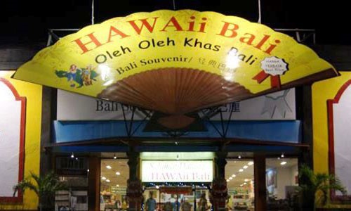 hawaii souvenir shop bali