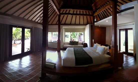 the menjangan beach villa room in west bali