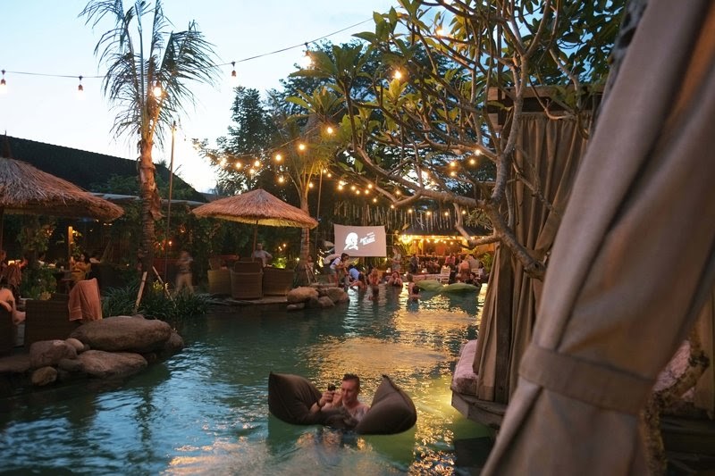 cinema folk pool and gardens in bali