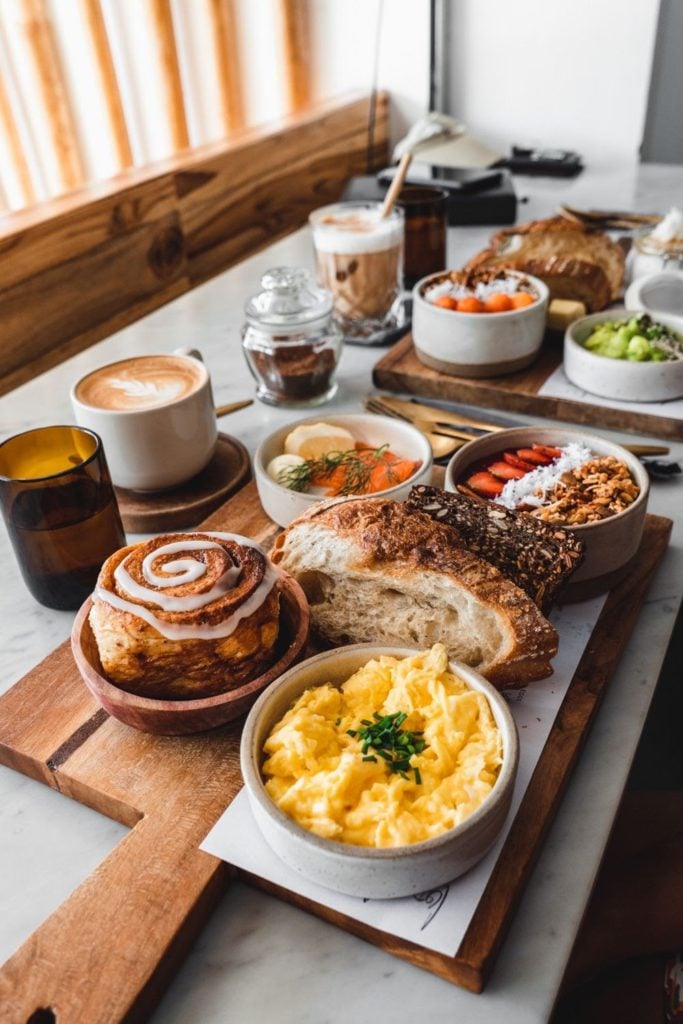 Copenhagen Canggu Breakfast Spread