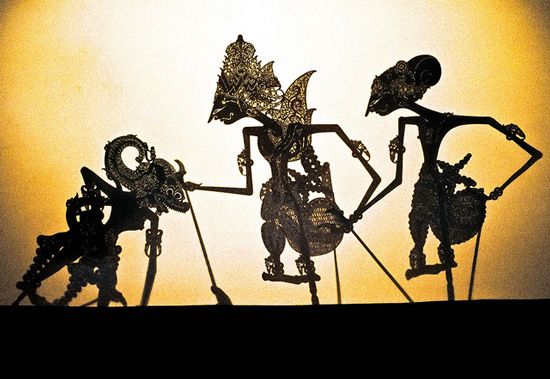 wayang or bali puppet show