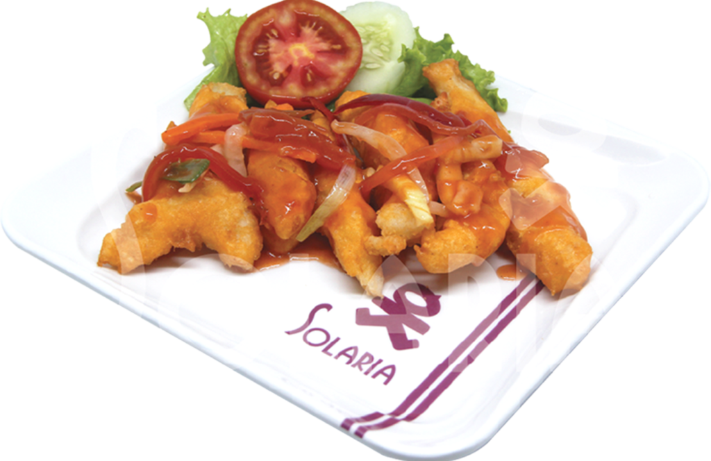 solaria menu fish fillet rice