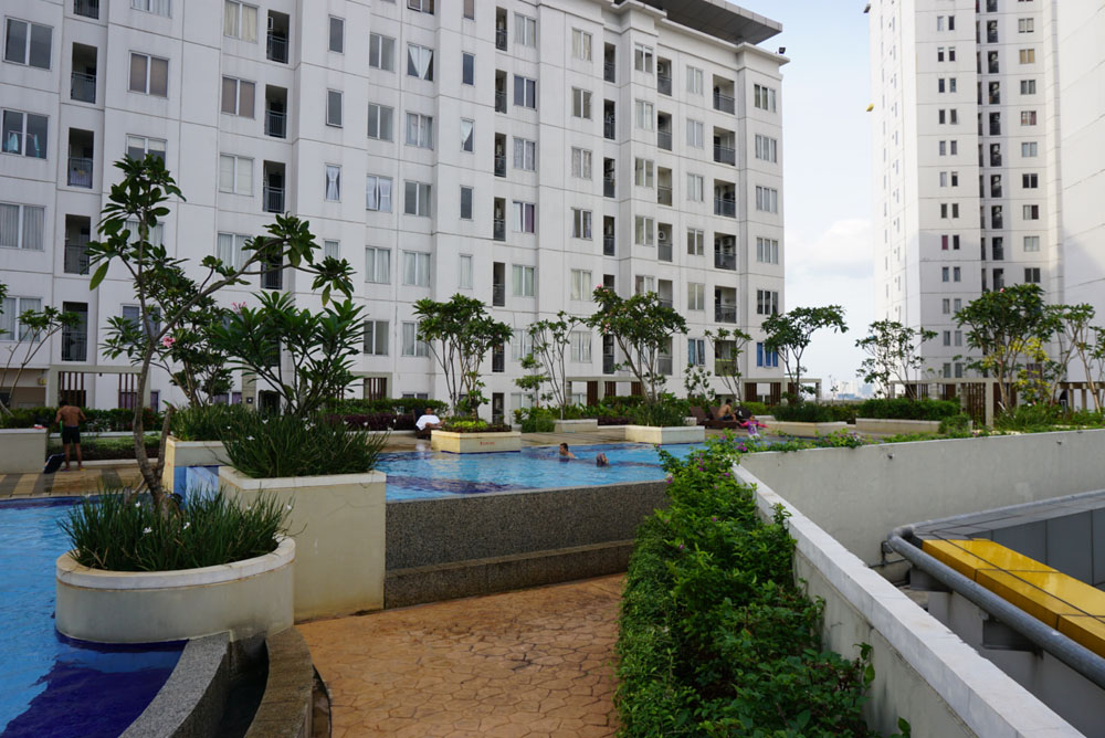 fasilitas olahraga apartemen bassura city