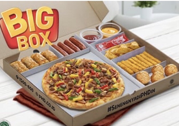pizza hut delivery menu big box