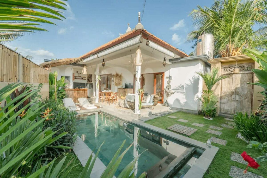 villa with private pool bali