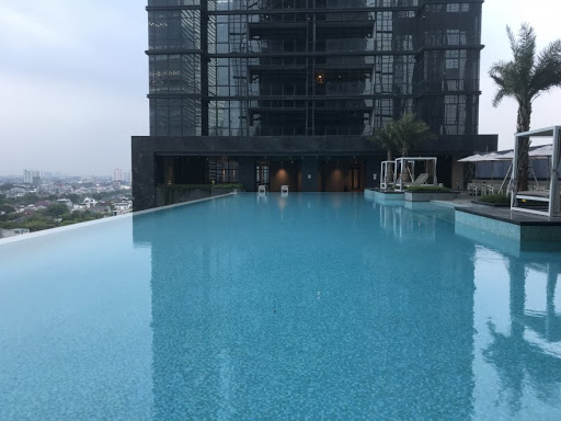 district 8 - one of the apartments with an infinity pool in south jakarta