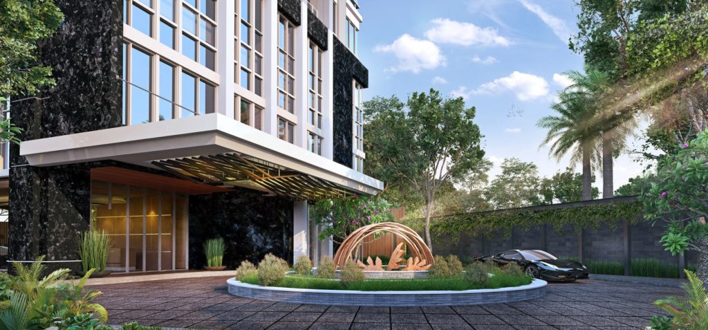 the elements, one of the apartments near bakrie university