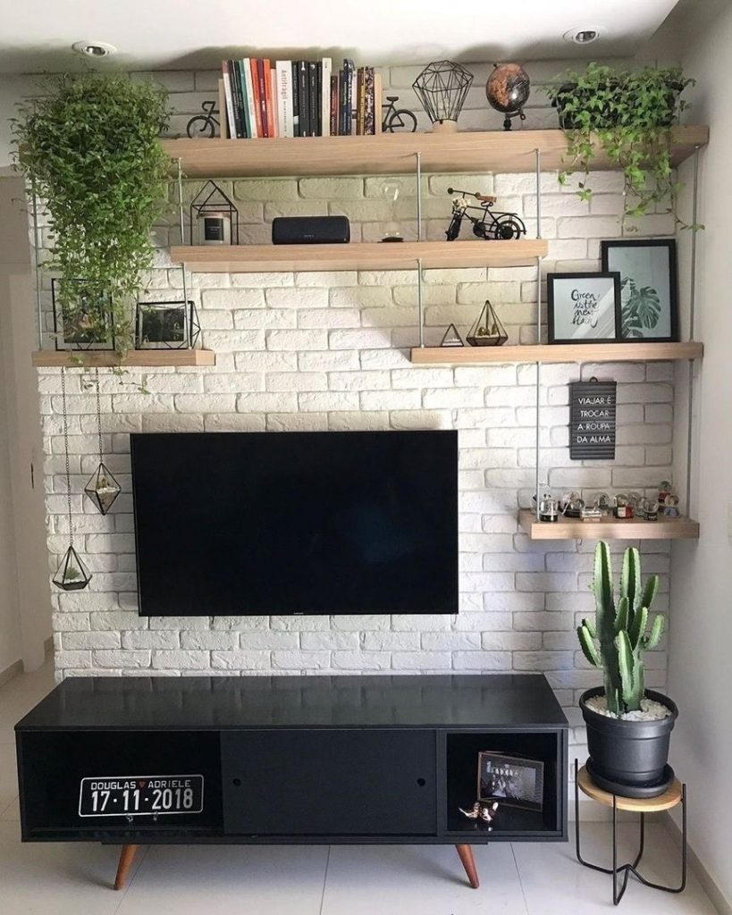 nature-inspired minimalist tv rooms