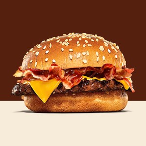 BBQ beef rasher burger menu