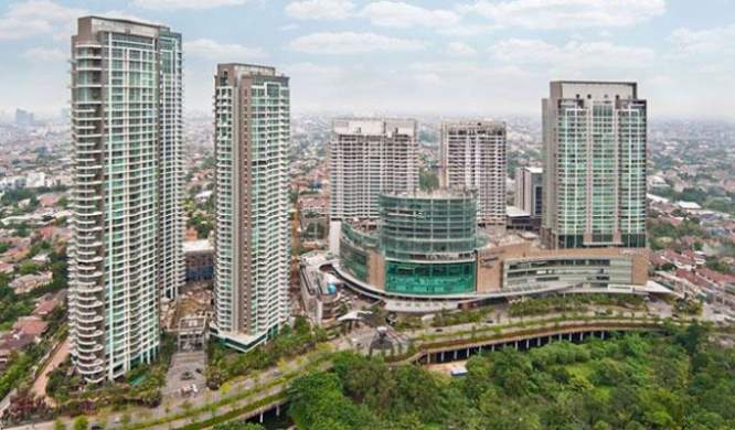 Overview of the Kemang Village Apartments